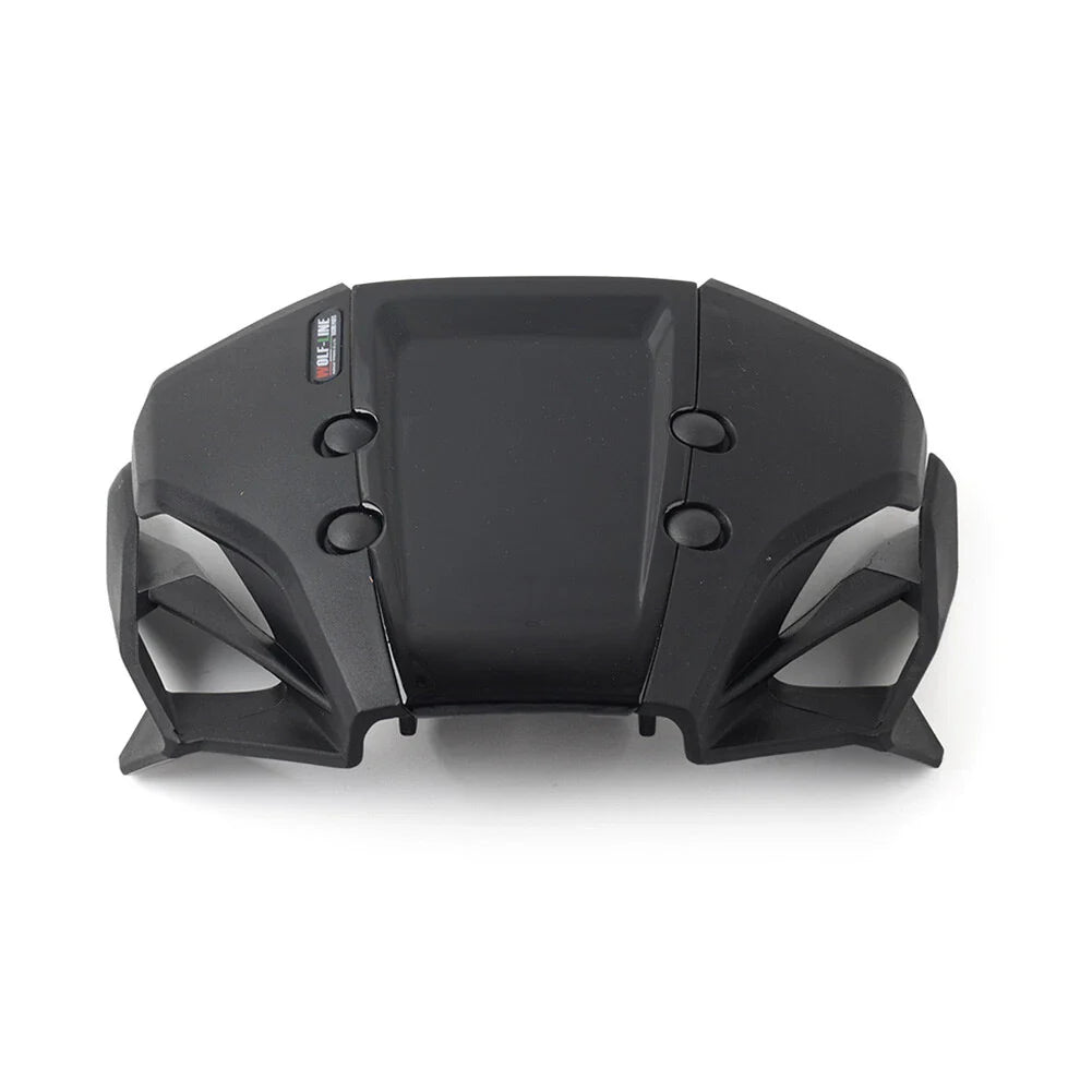 Black Motorcycle Front Windshield Visor for Honda CB650R (2019-2023)