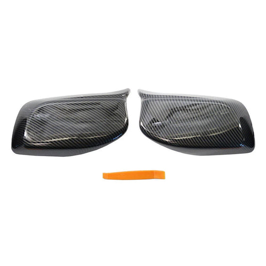 ABS M Style Side Mirror Cover Caps for BMW 5 6 Series (2003-2010)