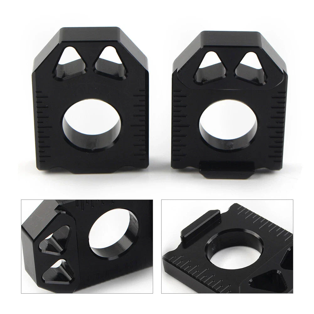 CNC Aluminum Rear Chain Adjuster Axle Block  For SUZUKI DRZ400SM (2004-2015)