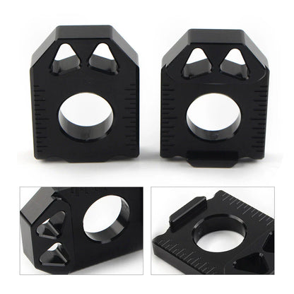 CNC Aluminum Rear Chain Adjuster Axle Block  For SUZUKI DRZ400SM (2004-2015)