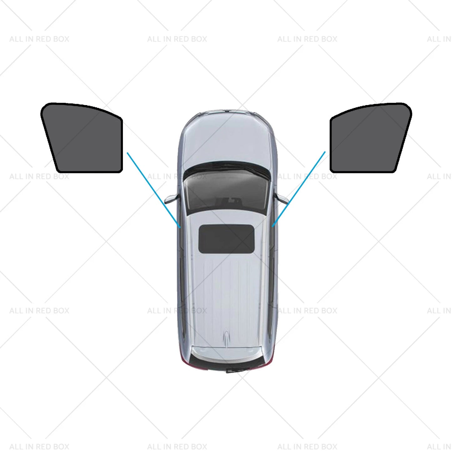 Magnetic Mesh Sun Blind Shades for Volvo XC90 (2015-2023)