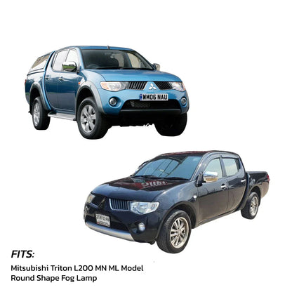 Fog Lamp Spot Light Set with Covers for Mitsubishi Triton L200 (2006-2009)