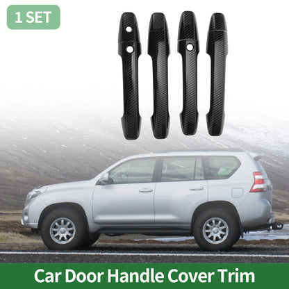 Car Door Handle Cover Trim for Honda Odyssey 2015-2022 Carbon Fiber Black