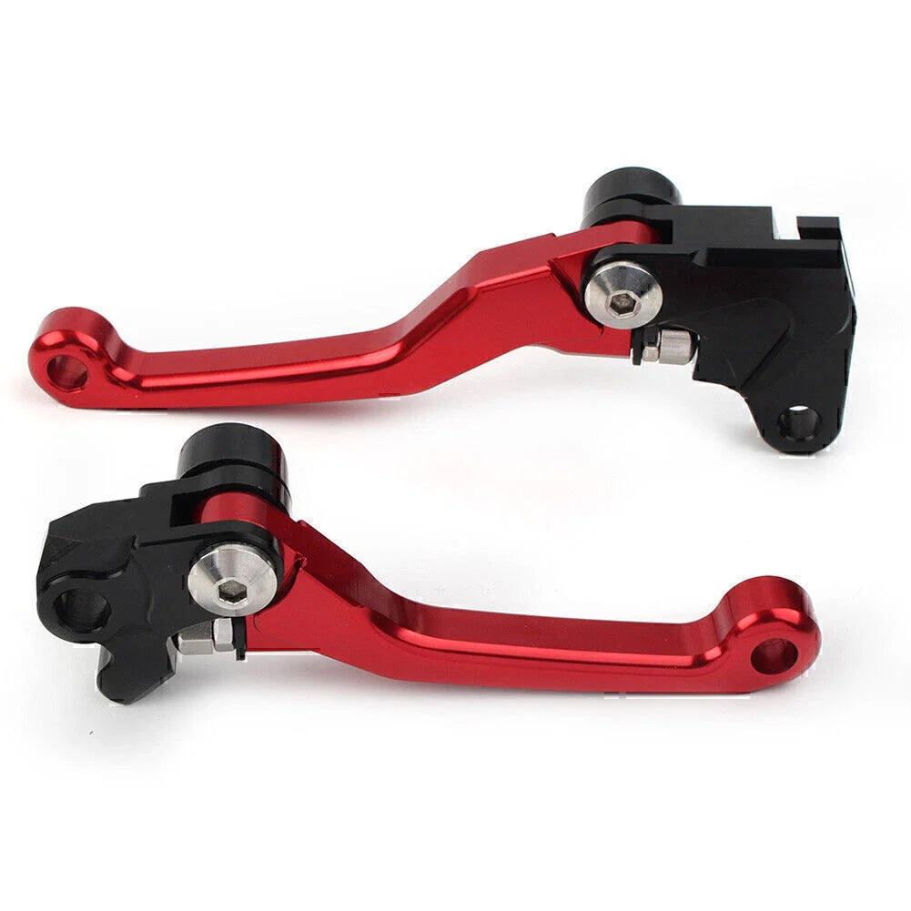Red Pivot Brake Clutch Levers for YAMAHA WR 250F WR 450F (2003-2023)