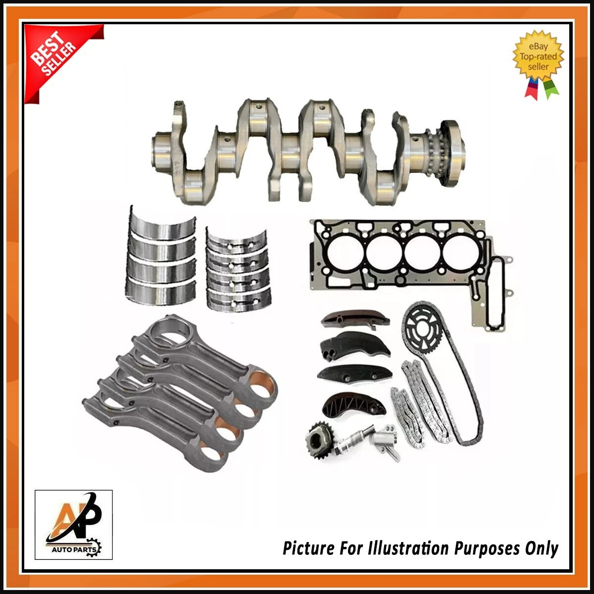 Crankshaft Replacement for MINI 2.0 N47 Engine (2007–2016) Rebuild Kit