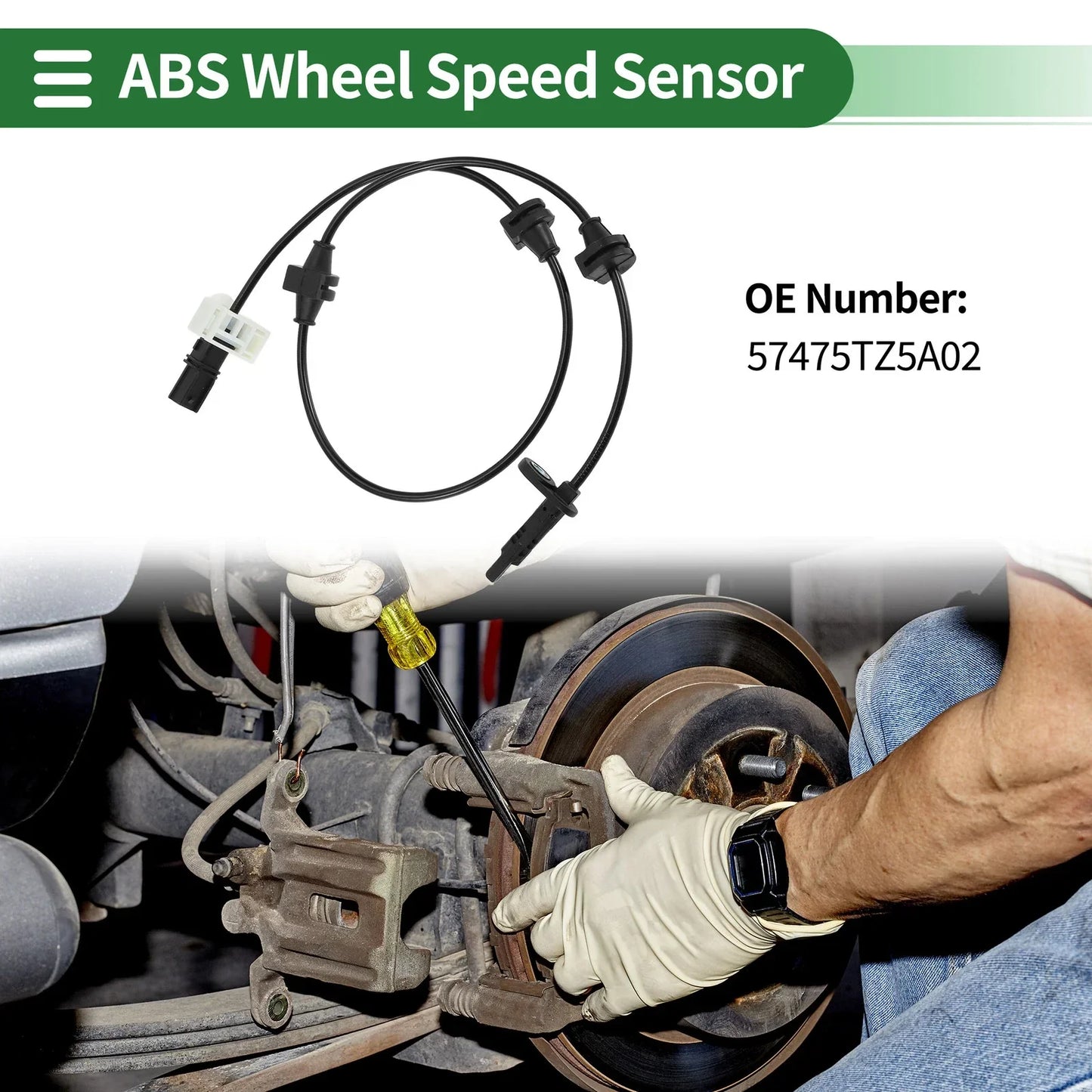 ABS Wheel Speed Sensor for Acura MDX 2014-2016 Rear Left