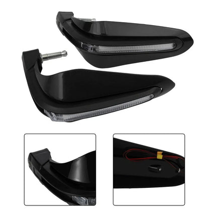With LED Light ABS Handguard 15-22mm Handlebar Protector