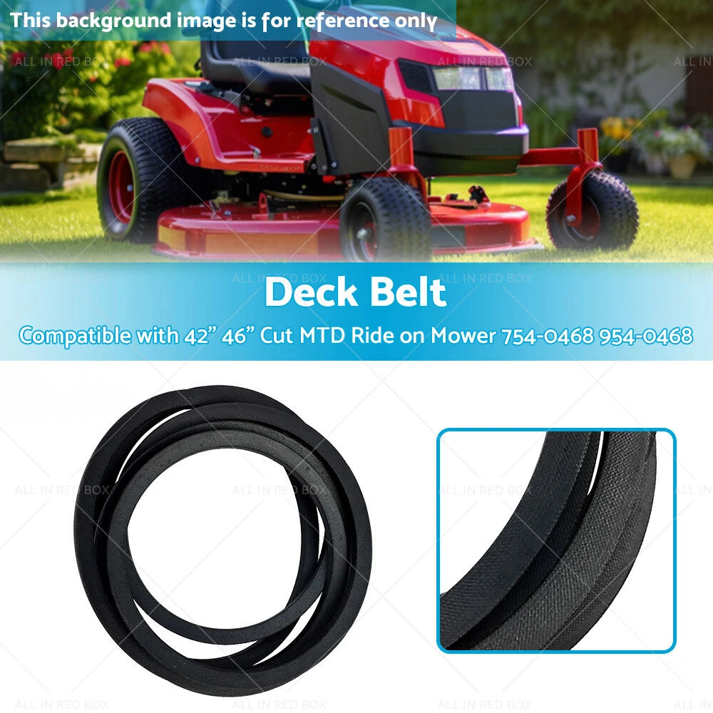 Drive Belt for MTD Ride-On Mower 42" 46" Cut