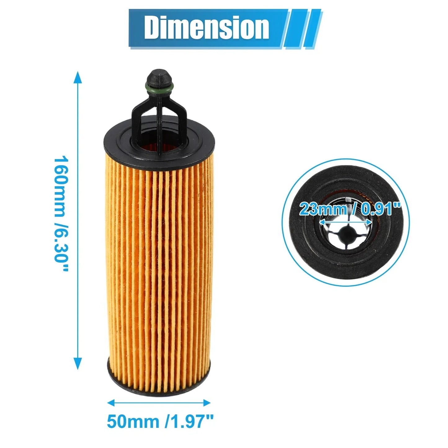 Engine Oil Filter for Dodge Ram 1500, Avenger (2011-2023) - 1 x Filter