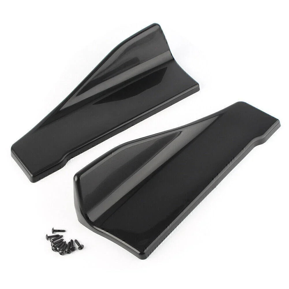 35cm Bumper Spoiler Under Skirt Rocker Wings for Universal Car SUV Auto