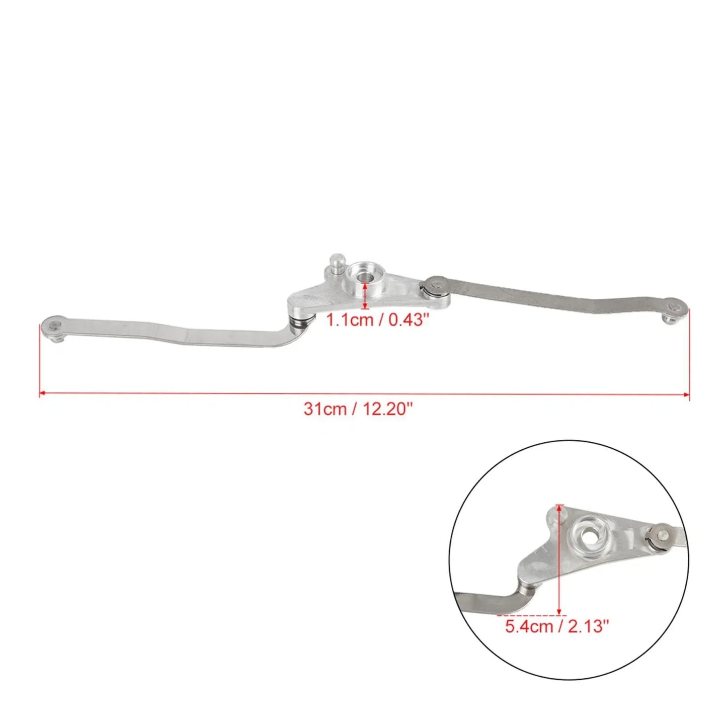 Aluminum Alloy Air Flap Runner Repair Kit for Mercedes Benz