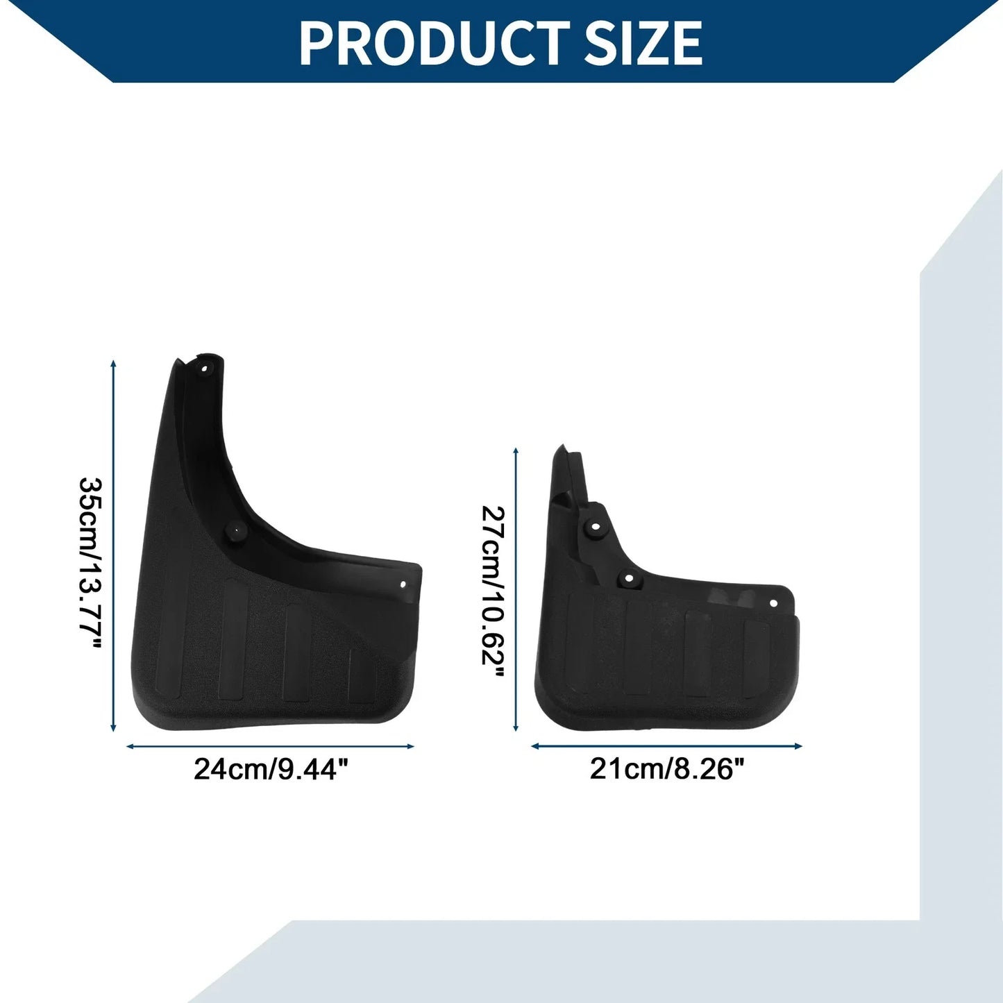 Mud Flaps Splash Guards for Mercedes-Benz GLK300 (2008-2013)