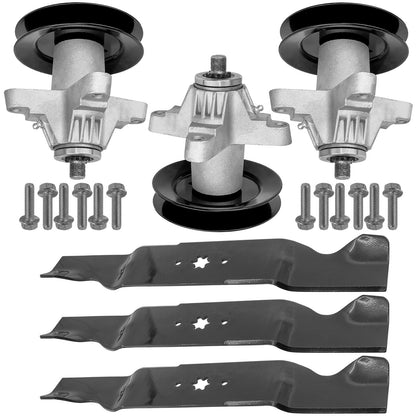 54 In Deck Spindles Blades Rebuild Kit for Cub Cadet SLT1554 SLTX1054 (1999–2002)