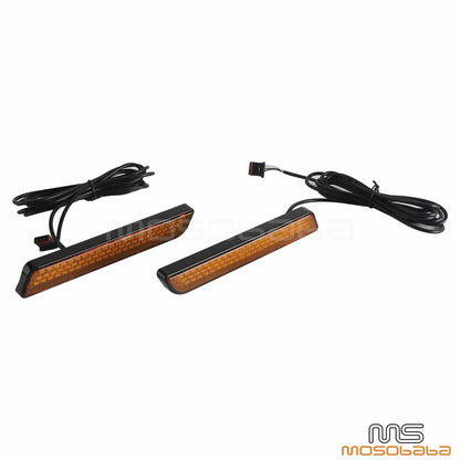 Dual Intensity Front Fork Turn Signal Lights for Road King, Tri Glide (2014-2025)
