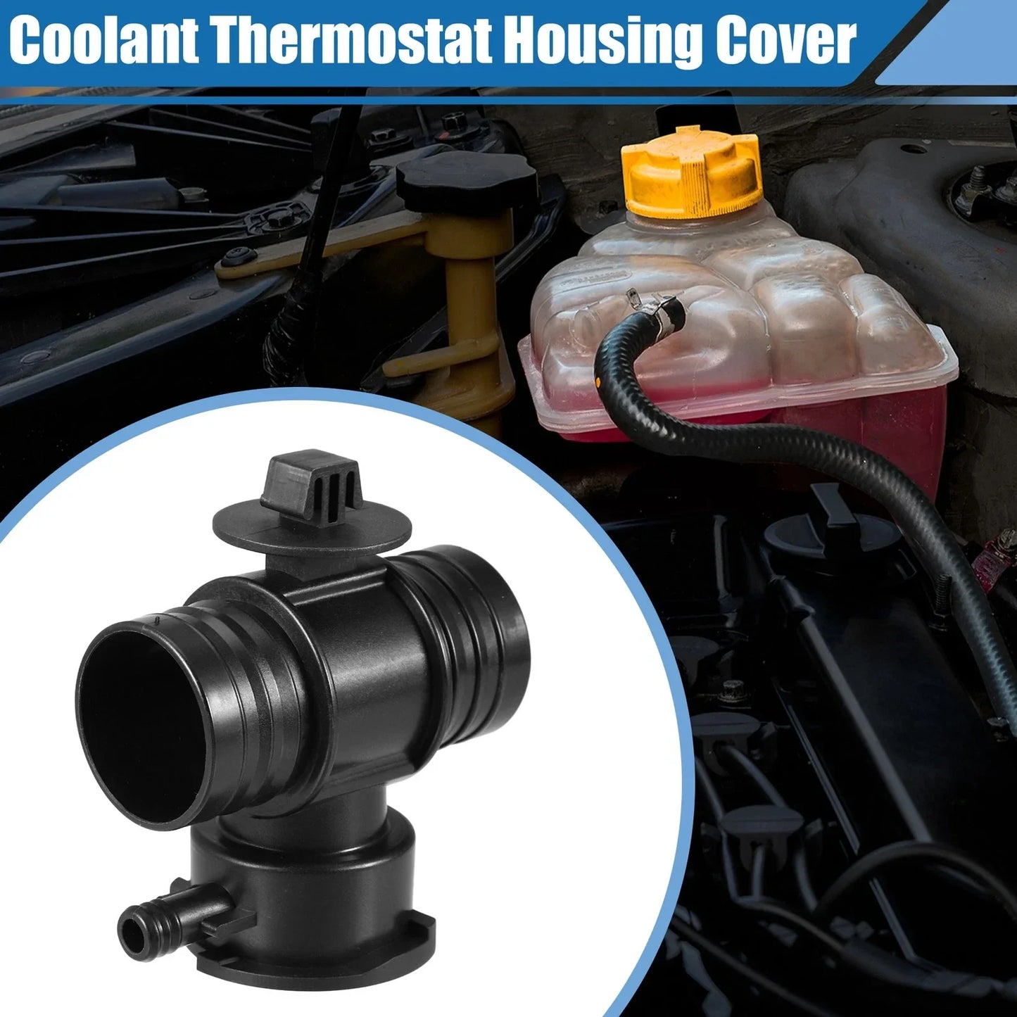 Coolant Thermostat Housing Cover for Dodge Dakota 2004 V8 4.7L (2004)