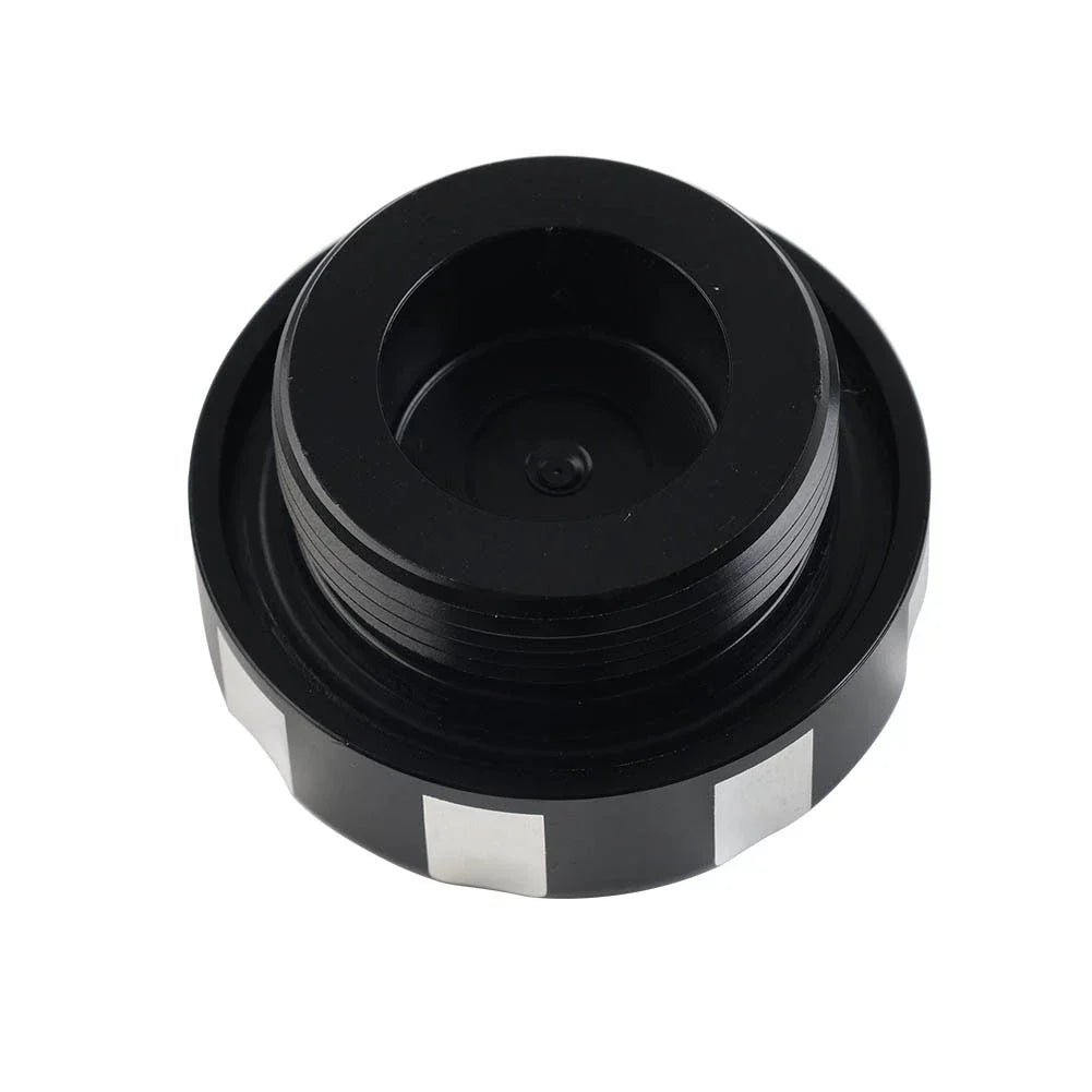 Black Front Oil Fluid Reservoir Cover Cap for Kawasaki Vulcan VN 500-800