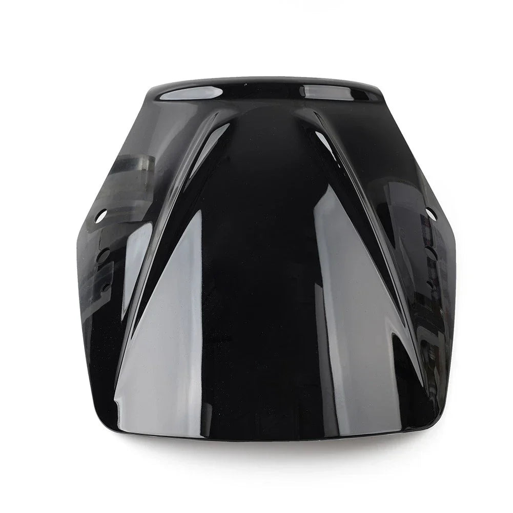 Windshield Deflector for Universal Motorcycle - Black Plastic