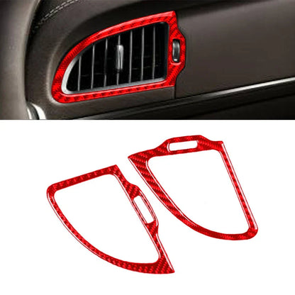 Dashboard Air Vent Outlet Cover Trim for Kia Stinger (2018-2023) Red RHD