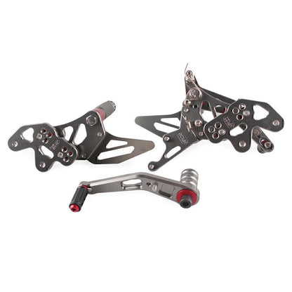 Rearset Foot Pegs for Suzuki GSXR 600 (2015)