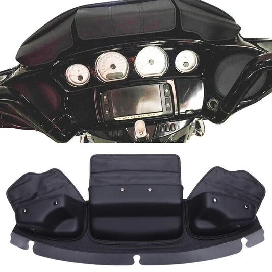 3 Pouch Windshield Bag for Harley Electra Glide Touring (2014-2023)