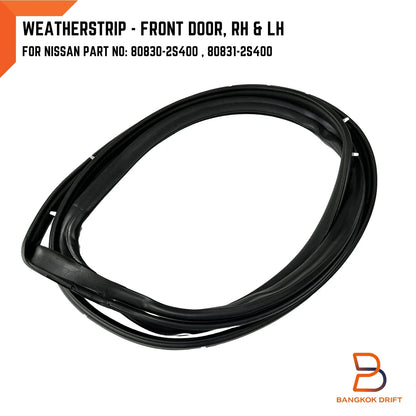 LH RH Front Door Weatherstrip Rubber Seal for Nissan Navara D22 (98-04)