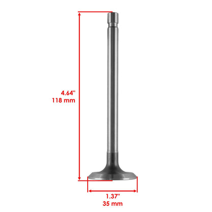 Caltric Intake and Exhaust Valves Replacement Set for Kohler K241 Engine (OEM)