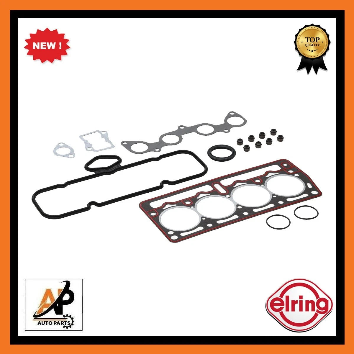 Cylinder Head Gasket Kit Replacement for Fiat 170A1.046 () (1966–1970)