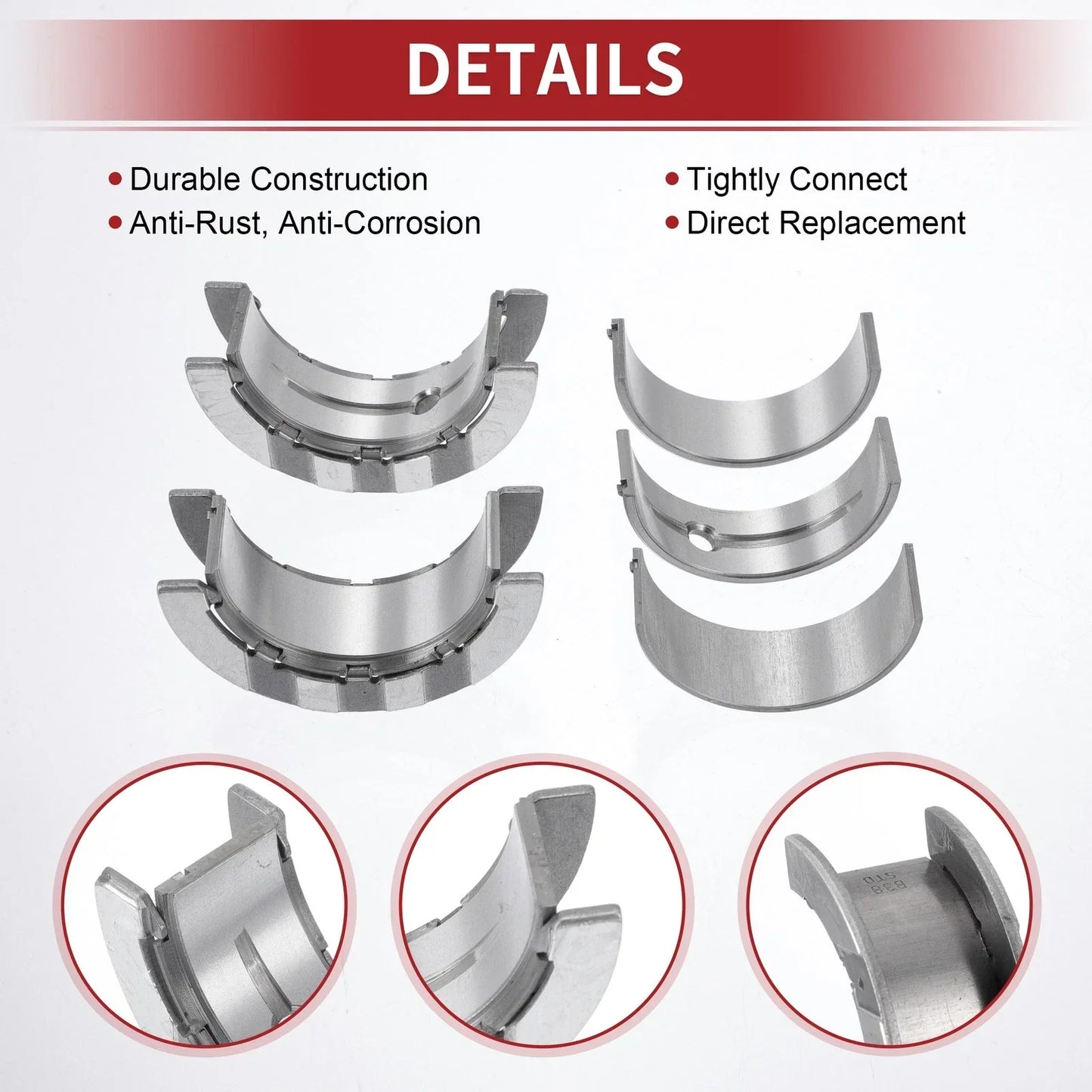Main Bearing & Connecting Rod Bearing Kit for BMW 118i (2015-2022)