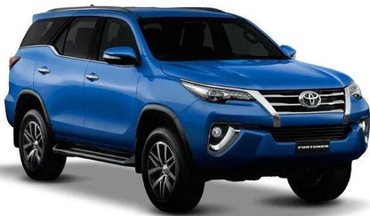 Rear Bumper Step Guard Chrome for Toyota Fortuner AN160 SW4 (2015-2020)