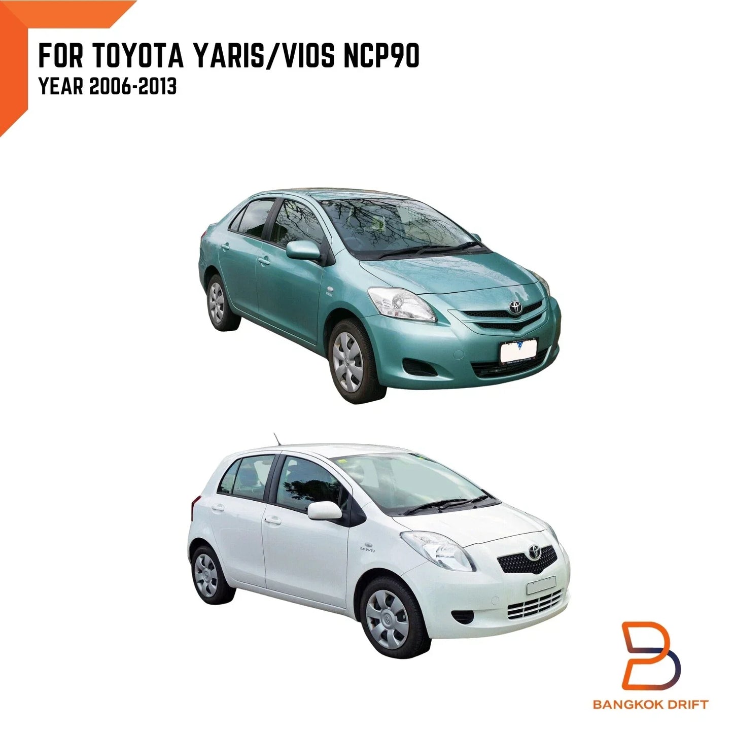 Pair Side Marker Light for Toyota Yaris NCP90 NCP91 (2005-2011)