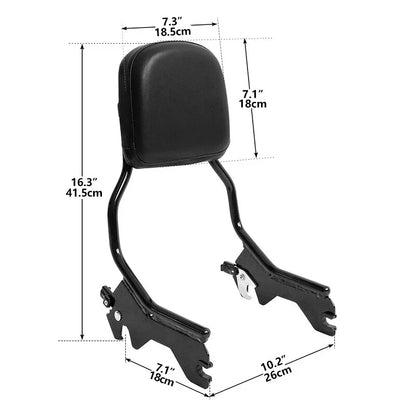 Sissy Bar Backrest Docking Kit for Harley Heritage Classic (2018-2026)
