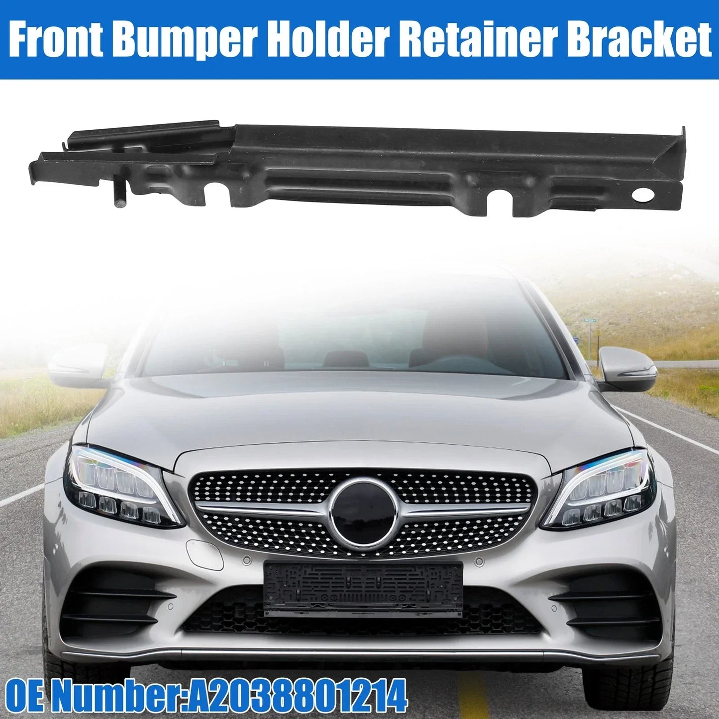 Front Right Upper Bumper Cover Support Bracket for Mercedes-Benz CLK63 (2007)
