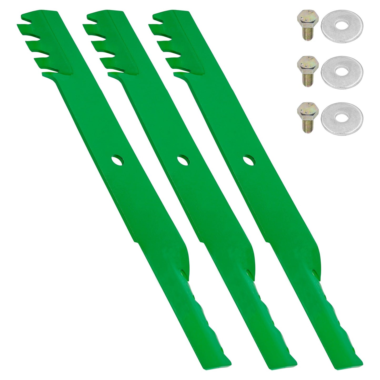 60 Inch Deck Blade with Bolt Replacement for Hustler (1990–2015)