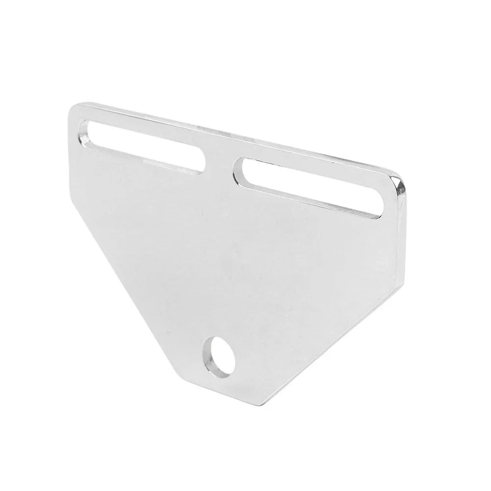 Bottom Mount Headlight Bracket Adapter for Harley Cruiser Chopper Touring Chrome