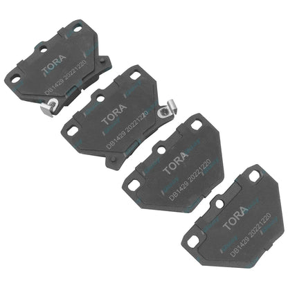 Rear Ceramic Brake Pad Set for Toyota Celica ZZT231R 1999-2005 4cyl 1.8L 2ZZ-GE