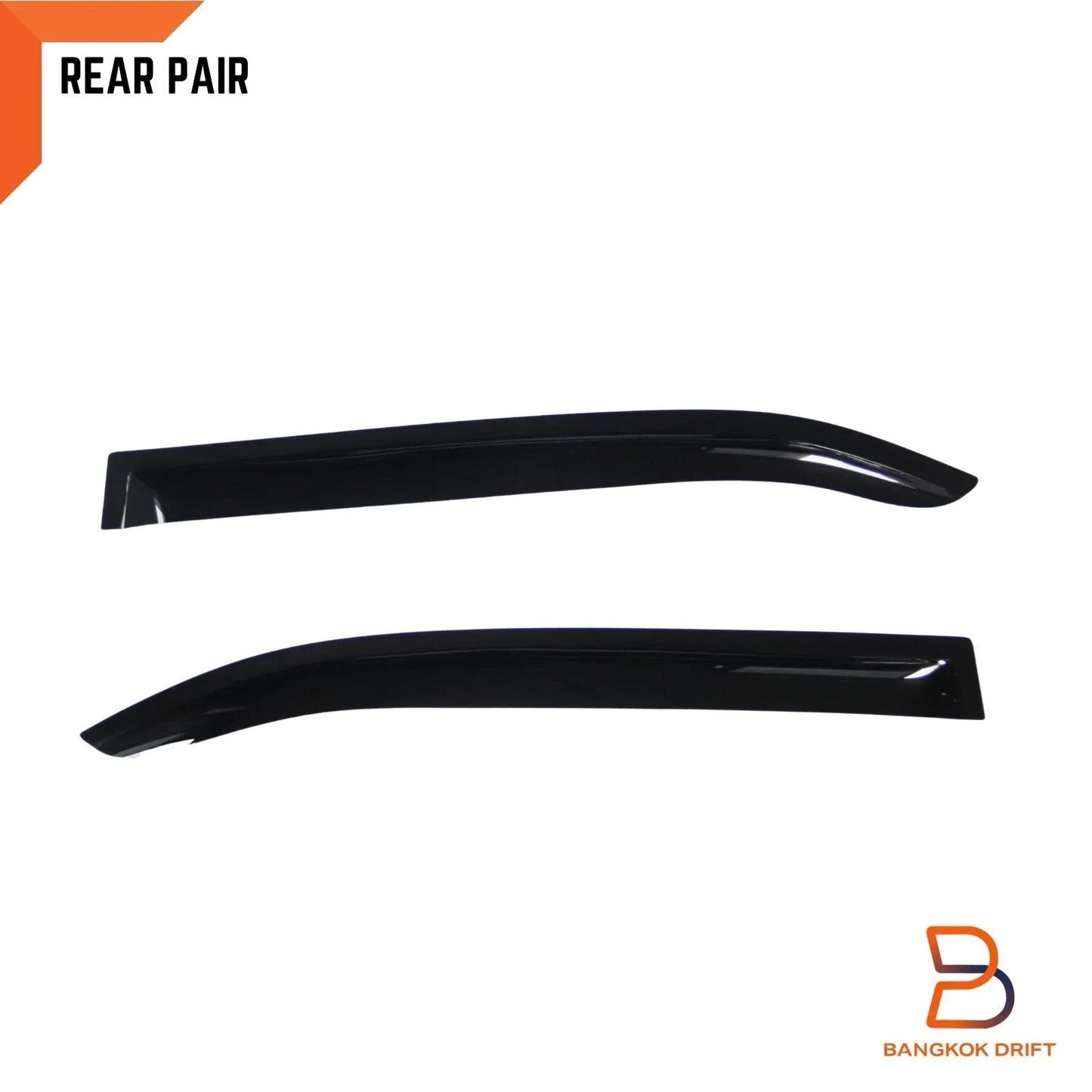 Weathershields Window Visors Rain Guards for Mitsubishi Lancer CE (96-03)