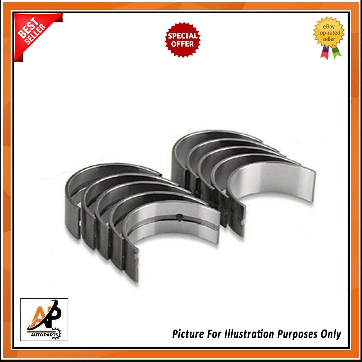 Forged Crankshaft with Main Bearings for Range Rover Jaguar TDV6 (2005–2017)