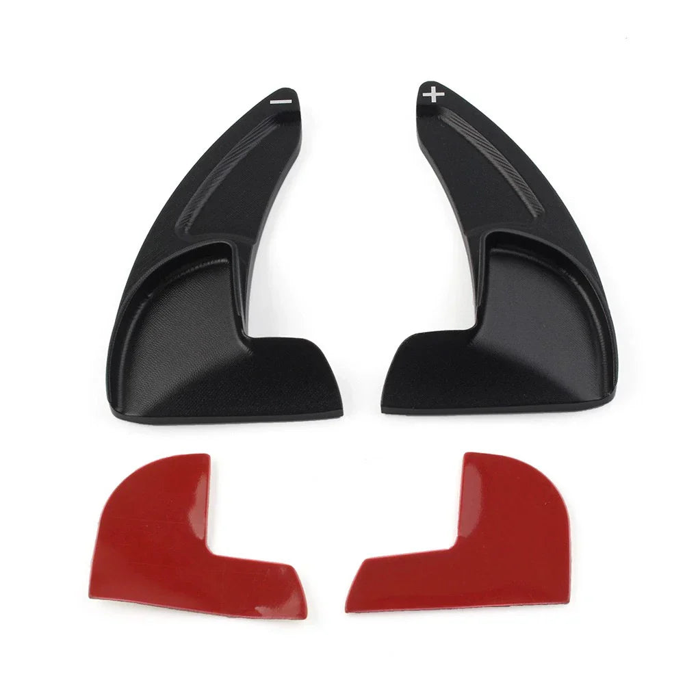 Black Steering Wheel Shift Paddle Shifter Extensions for Dodge Jeep Chrysler (N/A)