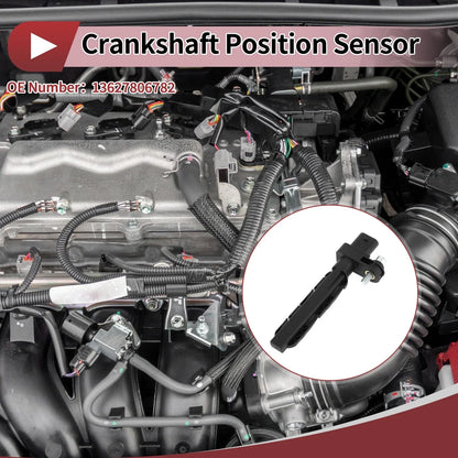 Crankshaft Position Sensor for BMW F30 330d (2012-2018) 1 Pc Black
