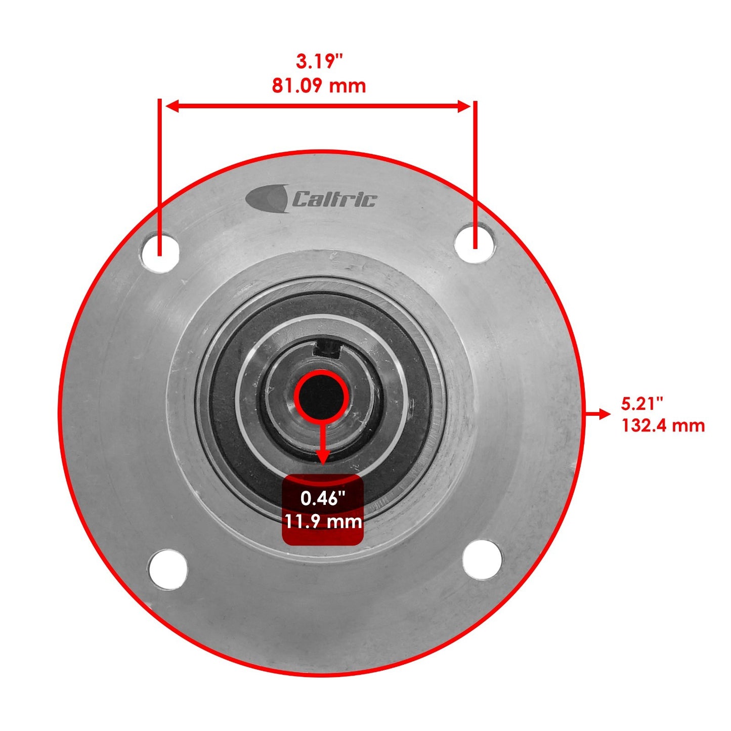 Deck Spindle Pulley Replacement for Bad Boy ZT 50 in (2007–2012)