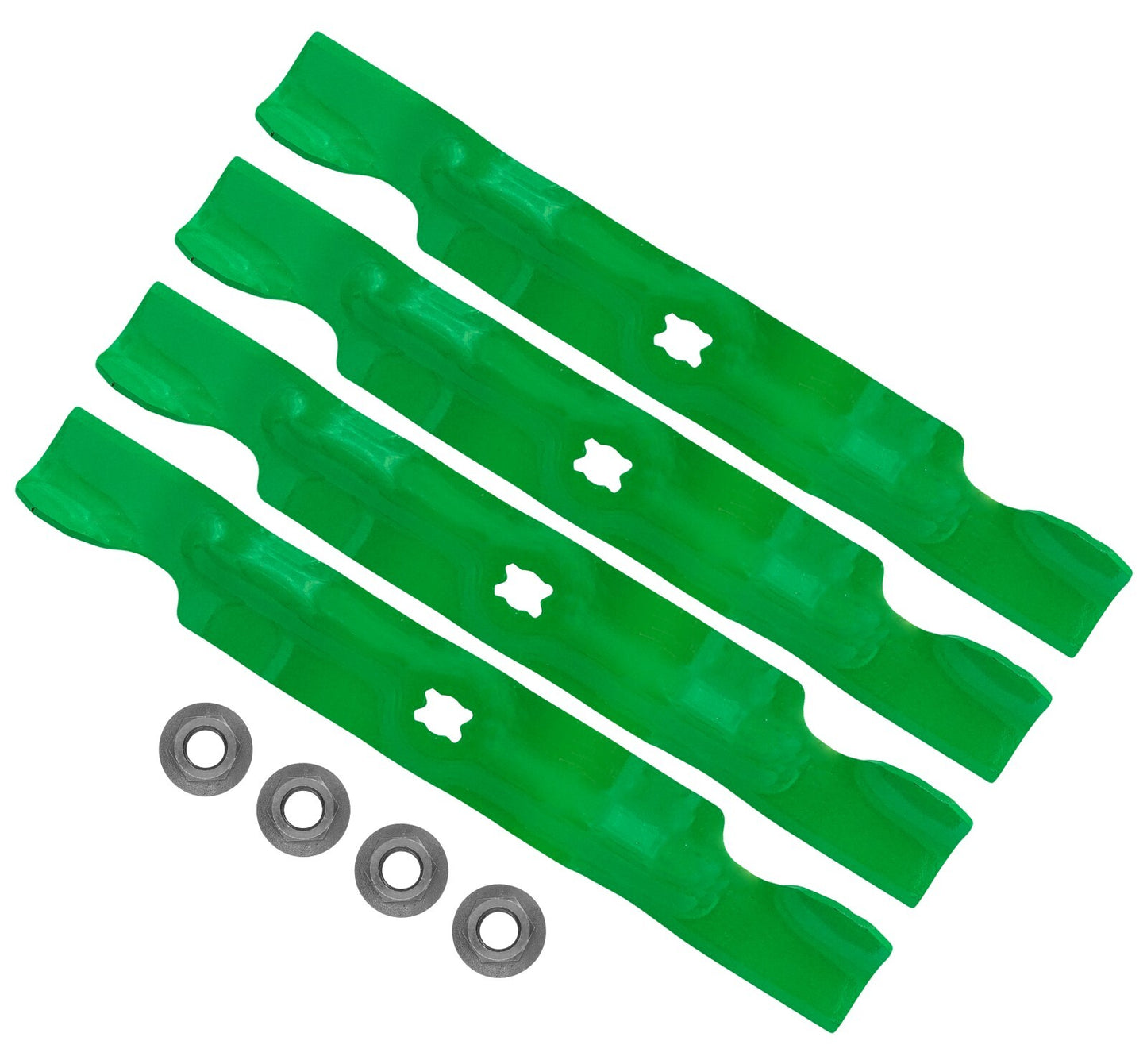 33 Inch Deck Blade and Nut Replacement for MTD (2008–2018)