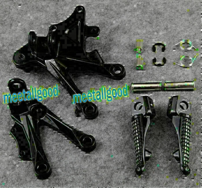 Front Footpegs L&R Brackets for KAWASAKI Ninja ZX10R (2006-2010)