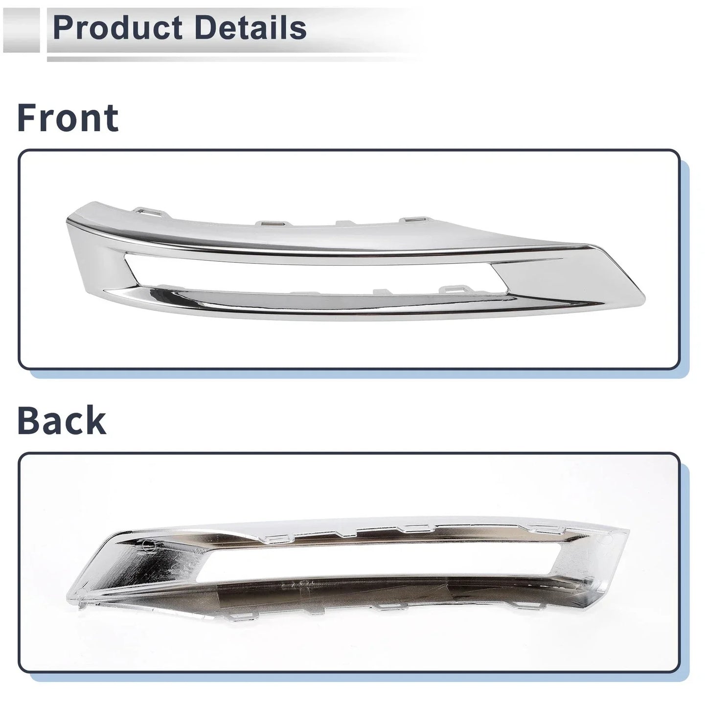 Front Left Fog Light Grill for Mercedes Benz GLK (2014-2016)