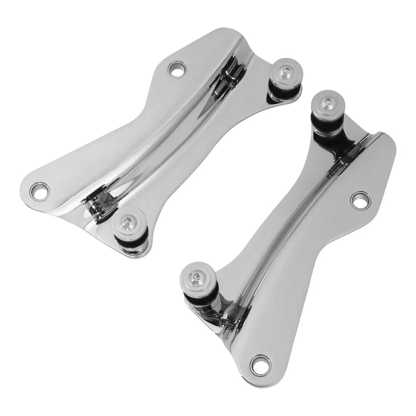 Chrome 4 Point Docking Hardware for Harley Davidson Touring (2014-2025)