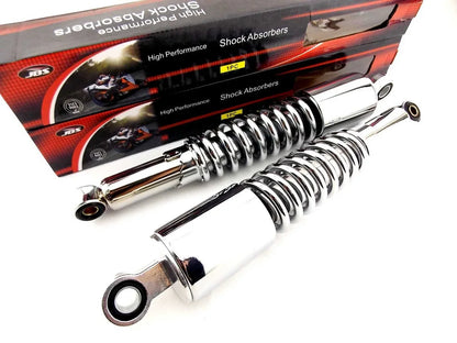 350mm Chrome Rear Shock Absorbers for Honda SL125