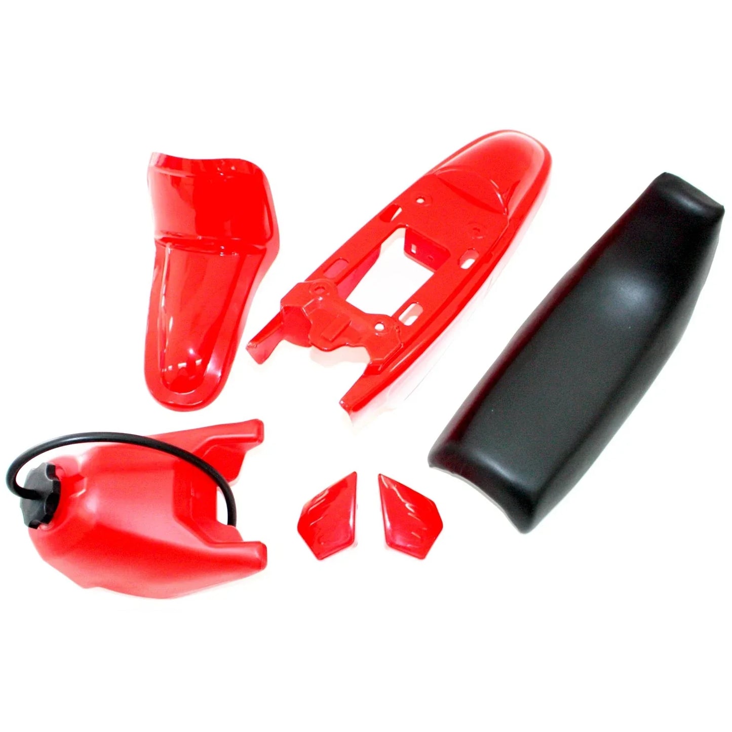 RED Plastics Fender Fairing Seat Fuel Tank for Yamaha PEEWEE PW50 PY50