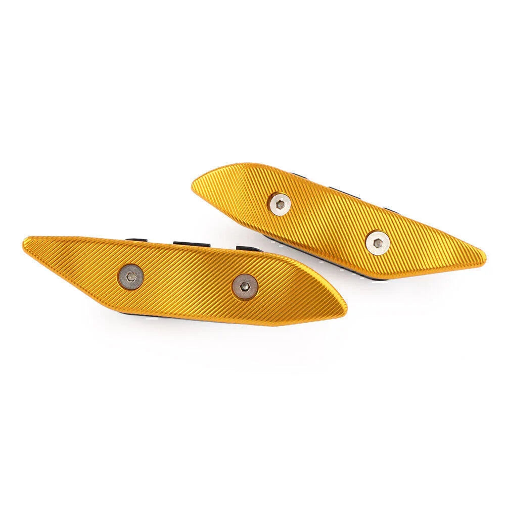 CNC Gold Aluminum Rearview Mirror Hole Cap Cover for YAMAHA TMAX530 17-18