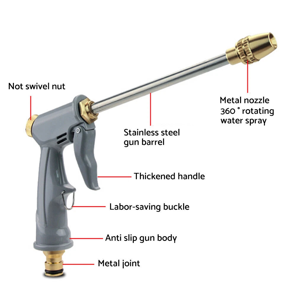 High Pressure Water Hose Nozzle for Garden Car Wash