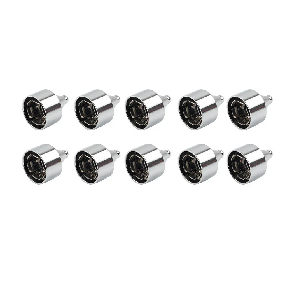 10 x Head Bolt Cover Spike Caps for Harley Road King, Dyna