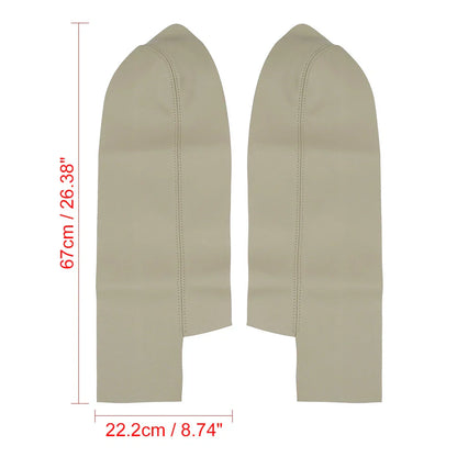 Beige Front Door Armrest Covers for Honda CRV (2007-2012)